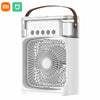Xiaomi 3-in-1 Portable Air Conditioner Fan With LED Night Light Household Mini Humidifier Air Cooler Office Home Adjustable Fan